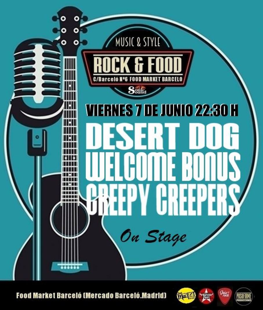 Concierto sala Rock &amp; Food (7JUN2019)